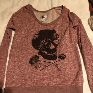 Pink Volcom sweatshirt size small
